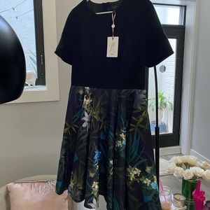 Black and green Ted baker dress